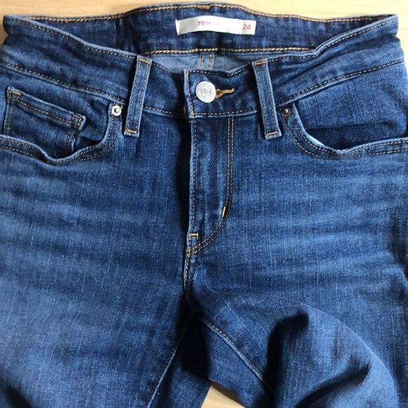 Levi’s 711 Skinny Jeans 👖 size 24 - Picture 3 of 7
